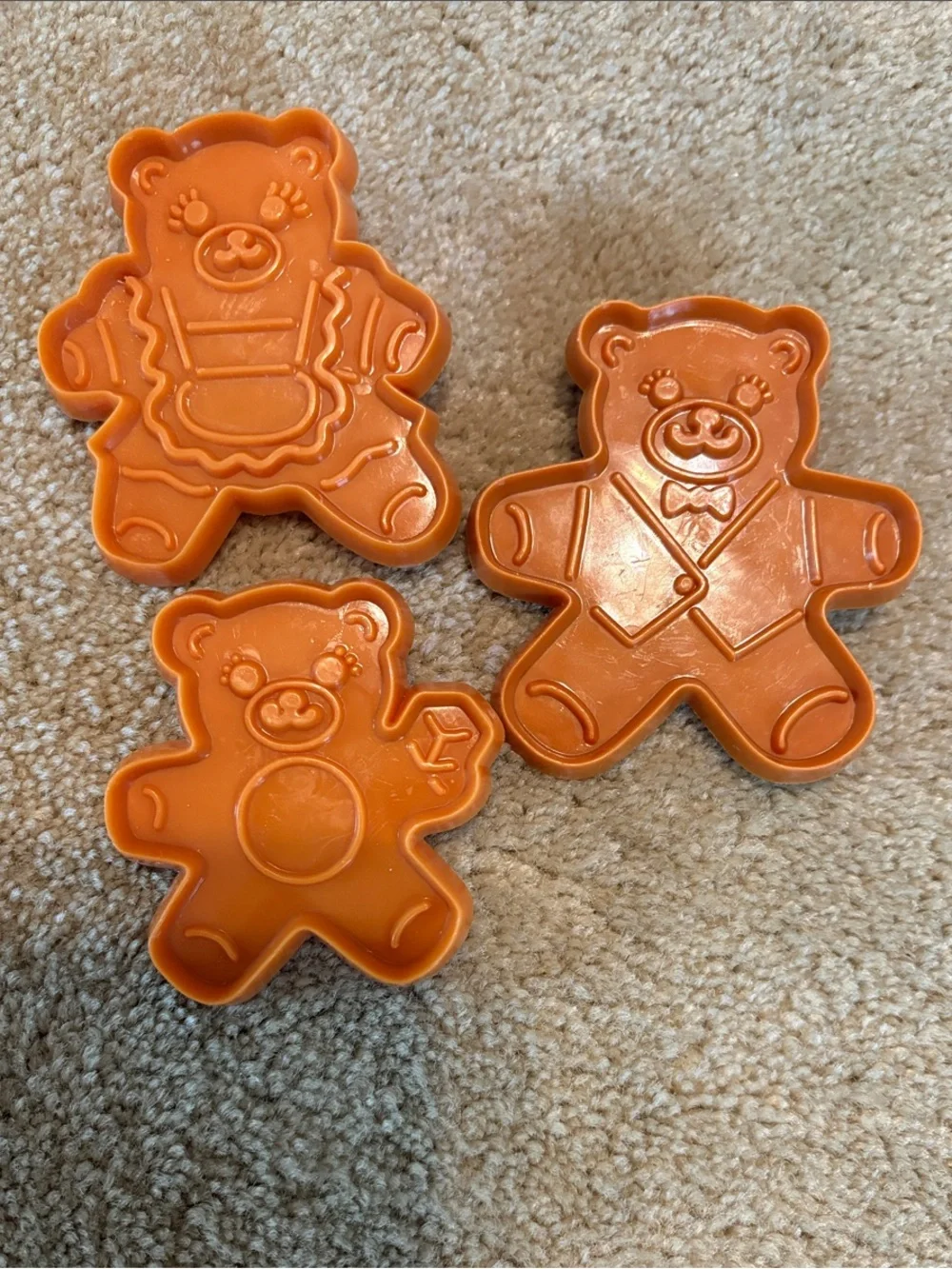 Vintage 1993 Hutzler Cookie Cutters - The Three Bears